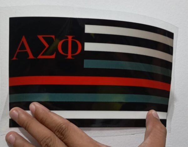 ΑΣΦ UV DTF Sticker 5"- 6" High Quality, Durable, and Versatile - Image 4