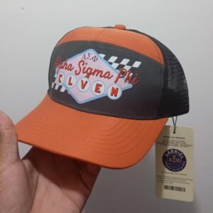 Alpha Sigma Phi 7-Panel Trucker Cap Limited Edition