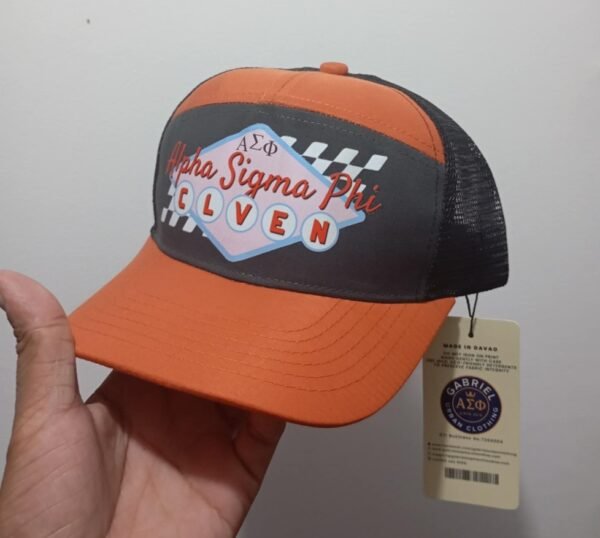 Alpha Sigma Phi 7-Panel Trucker Cap Limited Edition