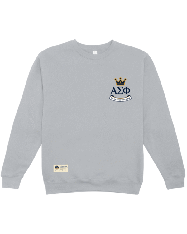 Alpha Sigma Phi Premium Cotton Sweatshirt - Image 3