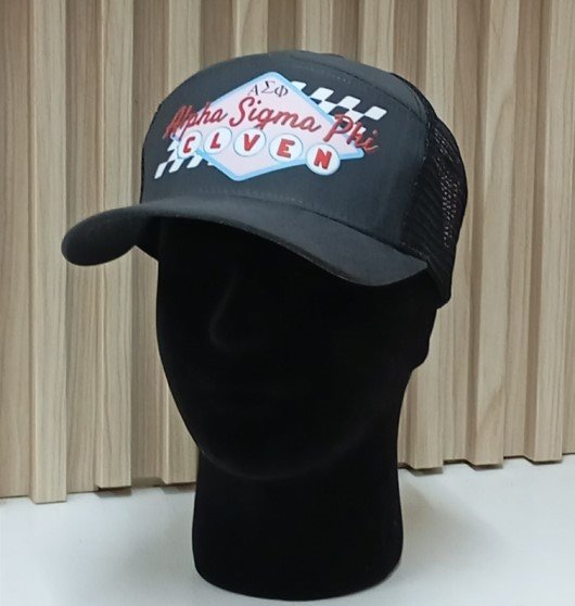 Alpha Sigma Phi Premium Trucker Cap - Image 5