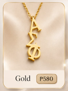 Alpha Sigma Phi Sweetheart Necklace